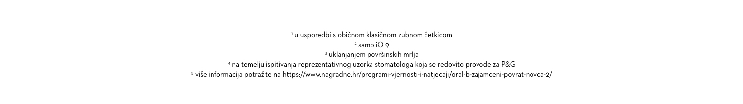 Oral-b disclaimer