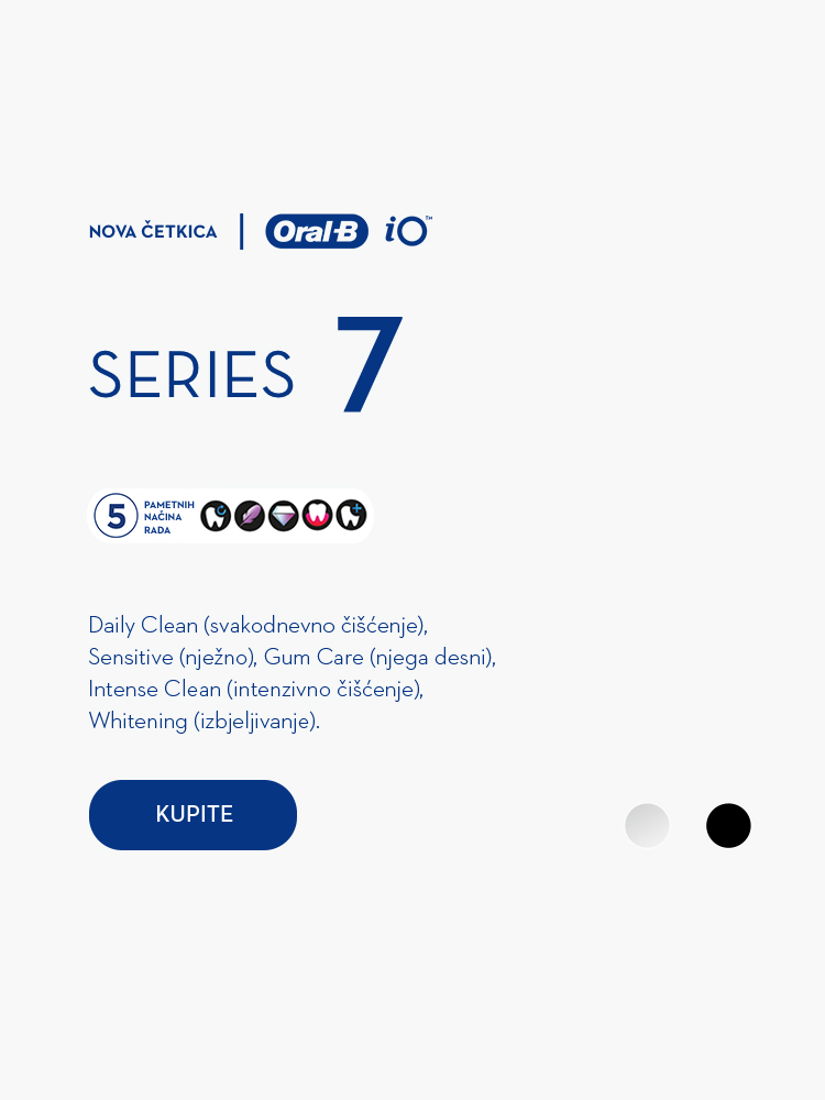 oral-b električne četkice serija 7