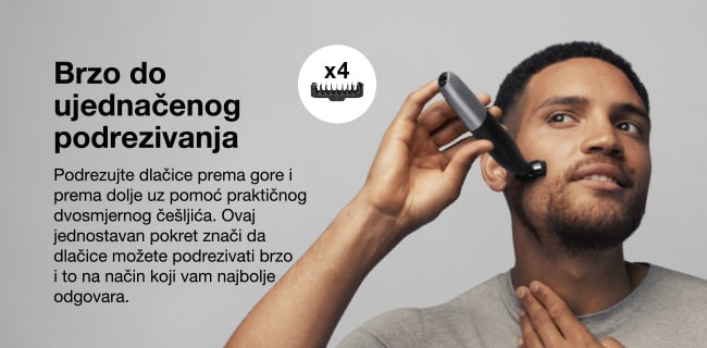Braun Series XT5 brzo do ujednaÄeng podrezivanja